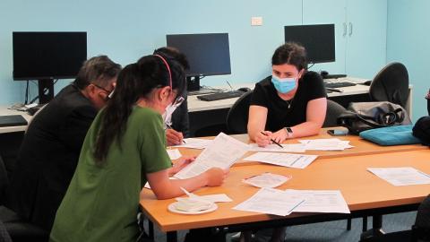 Participants in a Melbourne Genomics workshop.